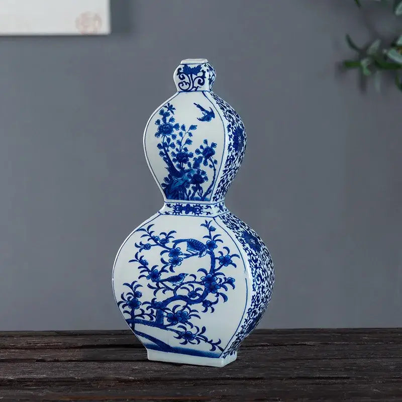 Antique Blue Porcelain Vase