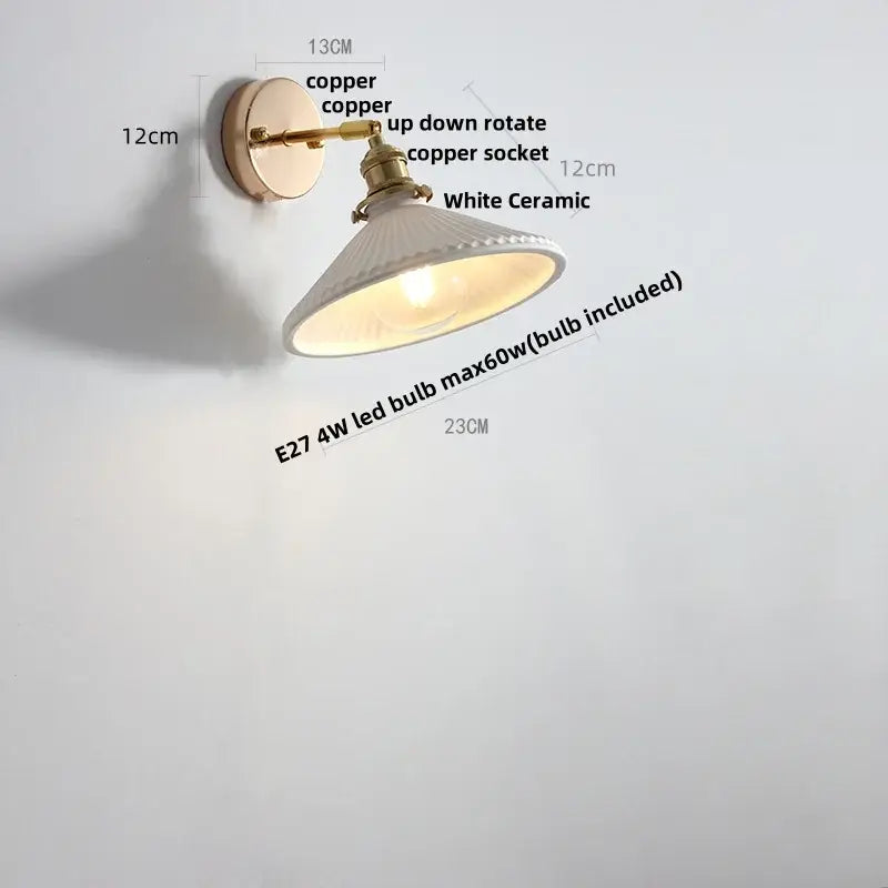 Amber Glass Adjustable Sconce