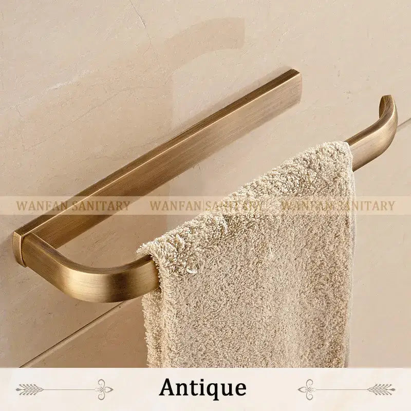 Brass Towel Ring Rack