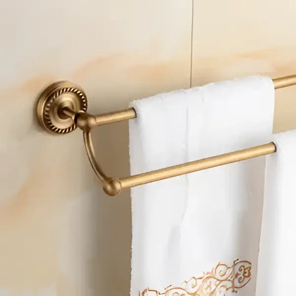 Brass Ceramic Brush Cup Set