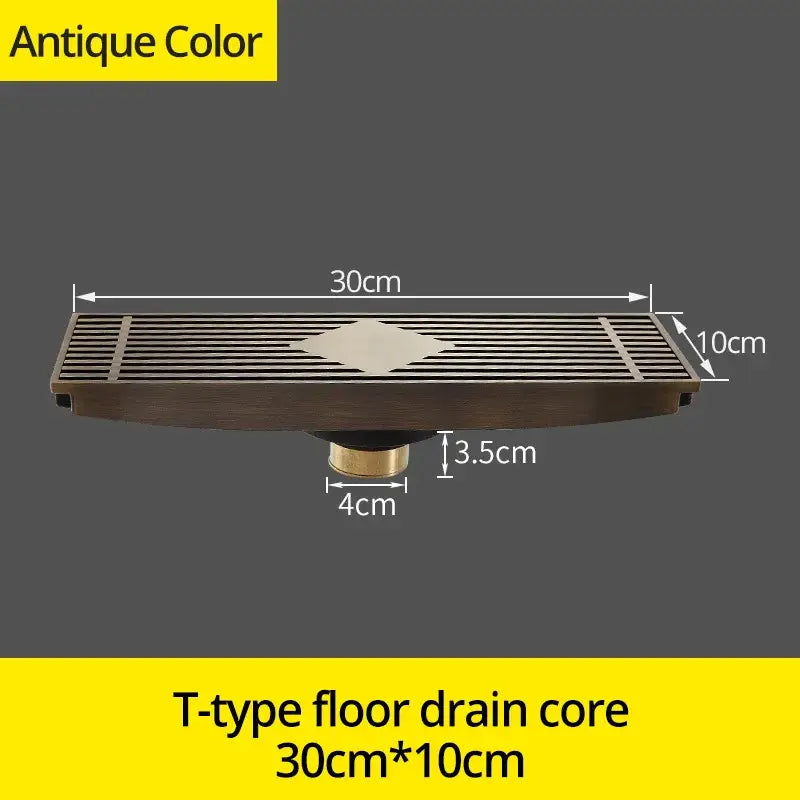 Brass Floral Drain Cover