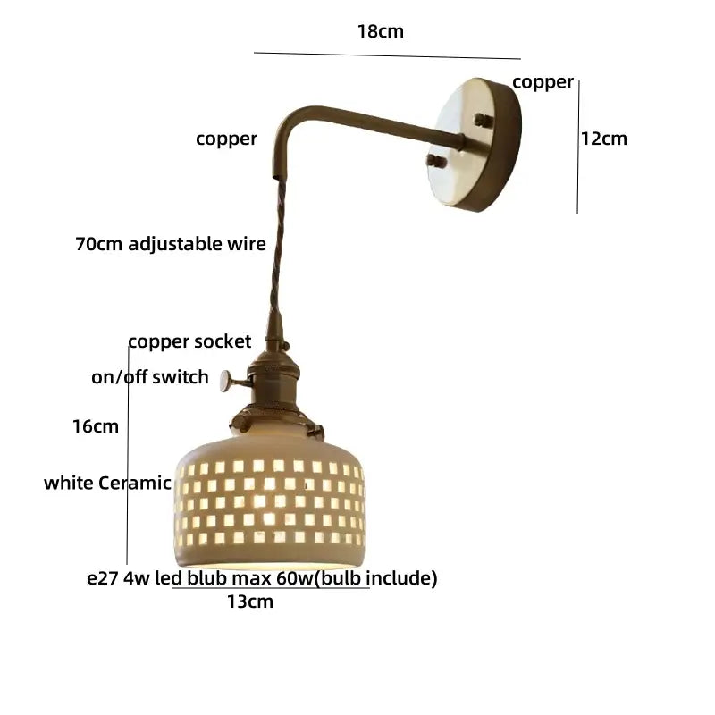 Antique Brass Decorative Wall Sconce