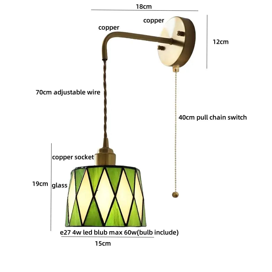Brass Floral Wall Sconce