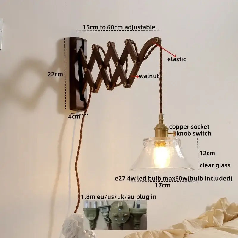 Brass Scalloped Wall Sconce