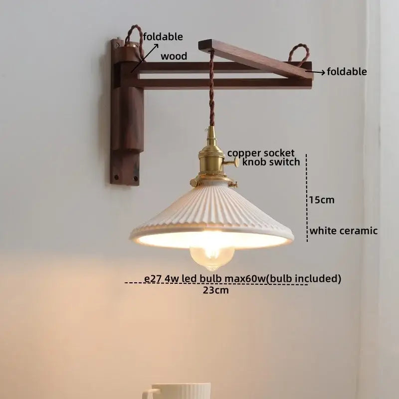 Brass Scalloped Wall Sconce