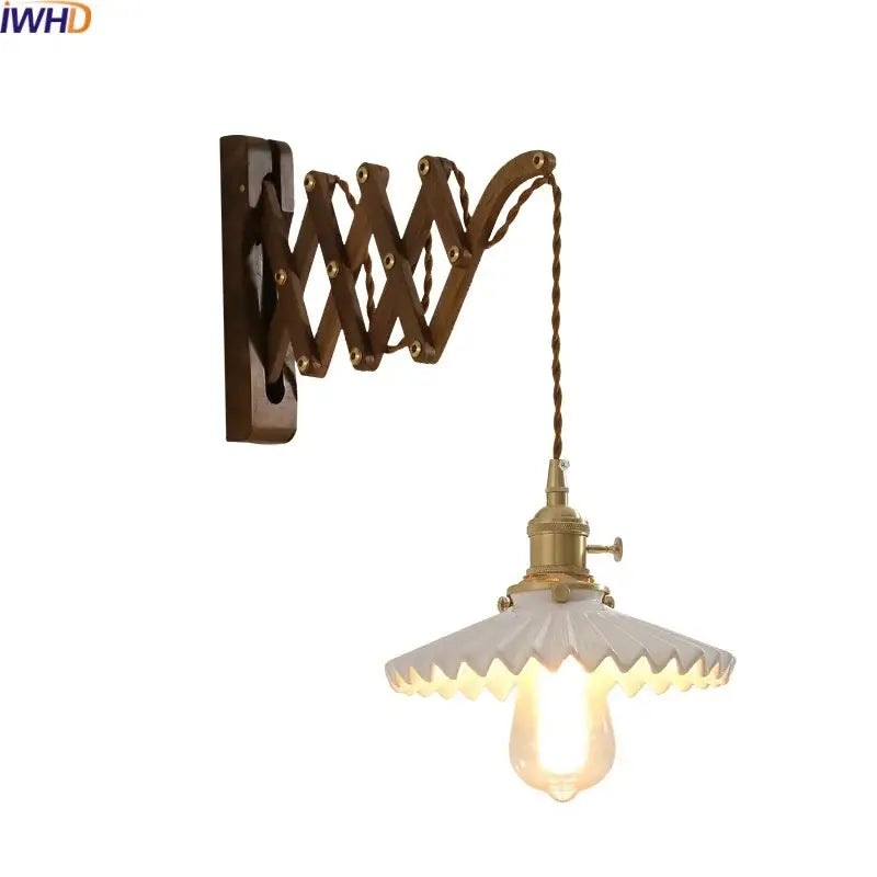 Brass Scalloped Wall Sconce