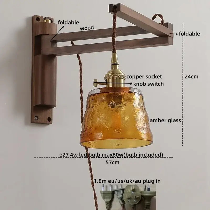 Brass Scalloped Wall Sconce