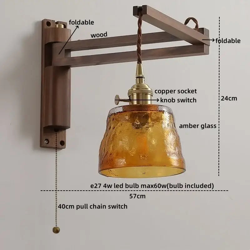 Brass Scalloped Wall Sconce