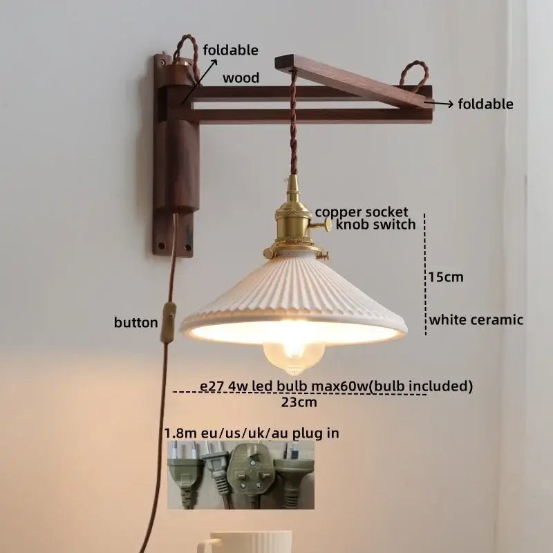 Brass Scalloped Wall Sconce