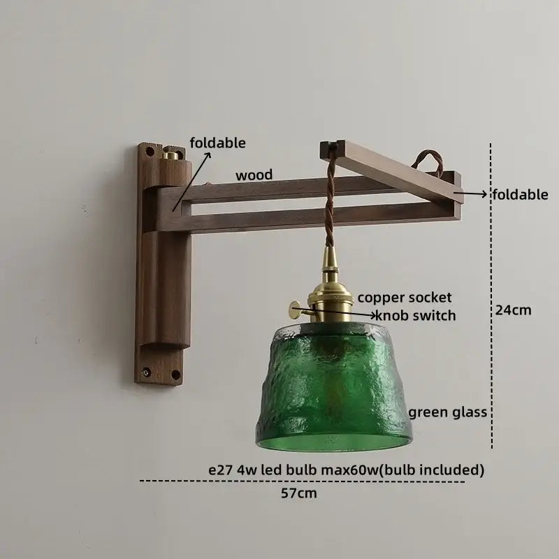 Brass Scalloped Wall Sconce