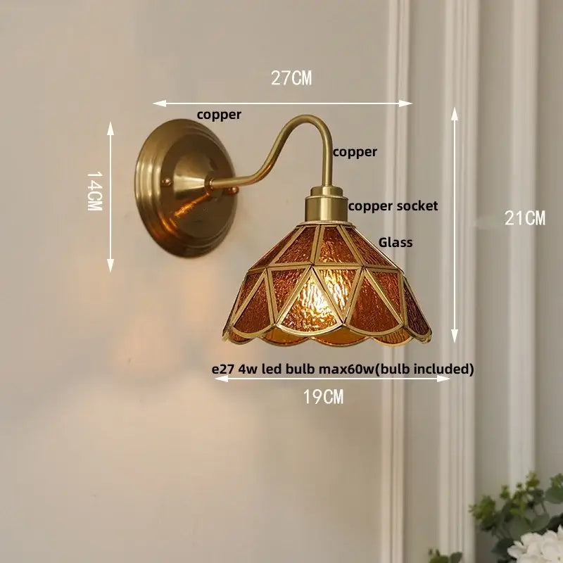 Clover Brass Wall Sconce