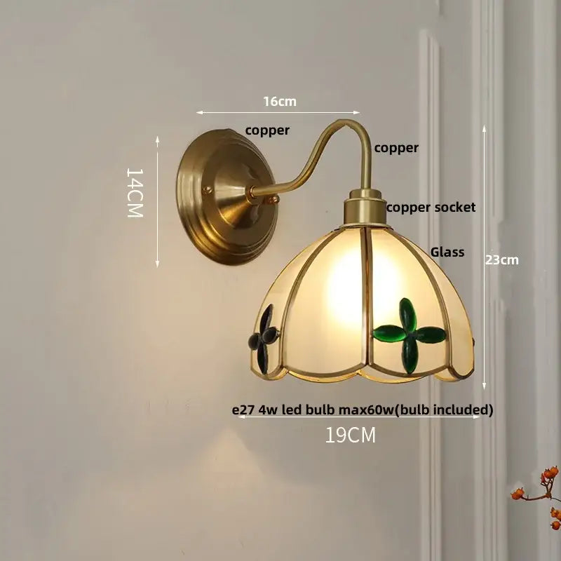 Clover Brass Wall Sconce