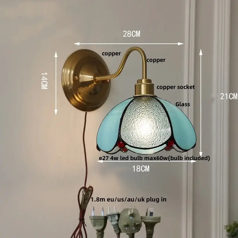 Clover Brass Wall Sconce