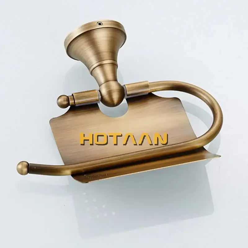Antique Brass Curved Holder