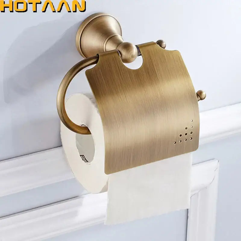 Antique Brass Curved Holder