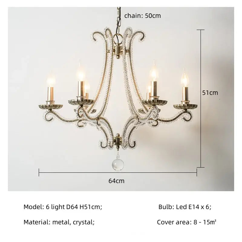 Brass Modern LED Chandelier