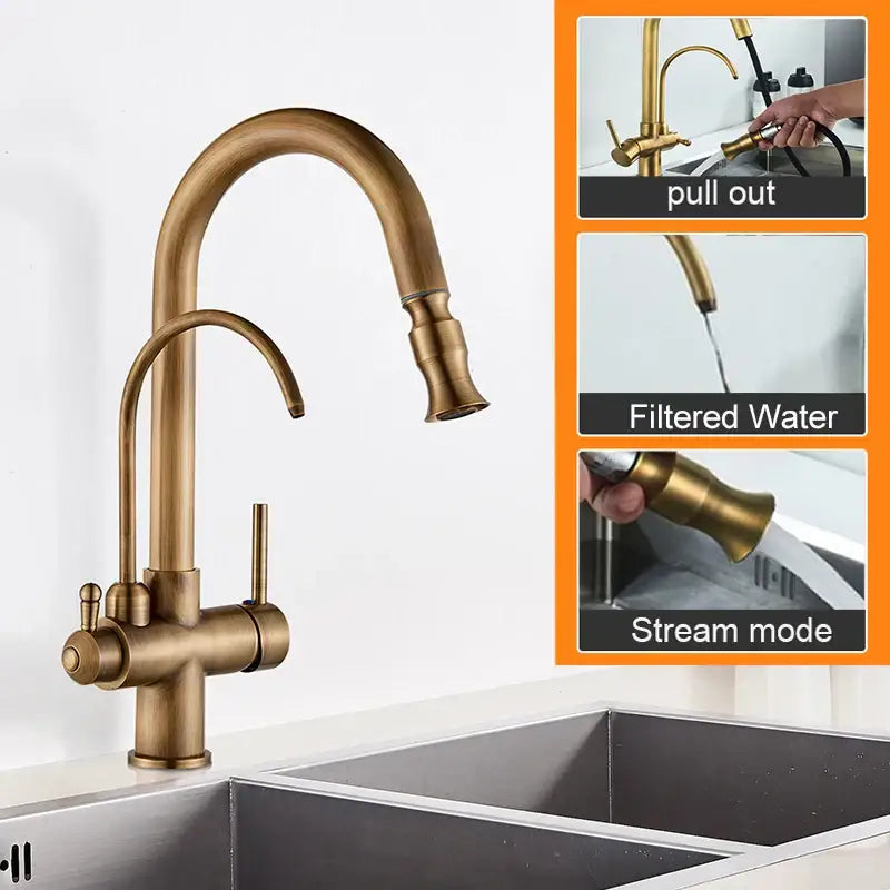 Brass Pull-Out Spray Faucet