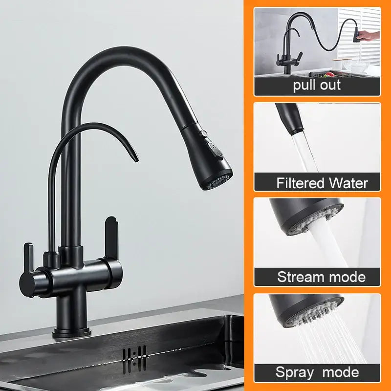 Brass Pull-Out Spray Faucet