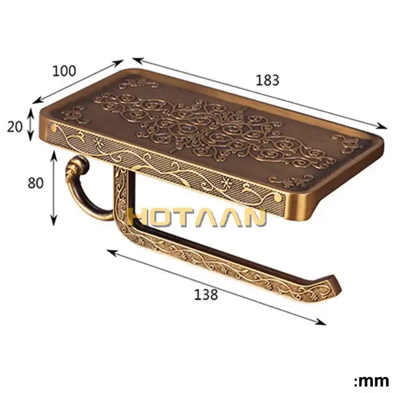 Brass Toilet Paper Holder