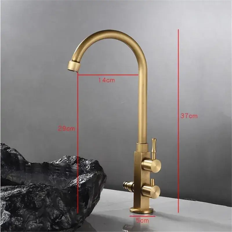 Brass Dual Knob Faucet