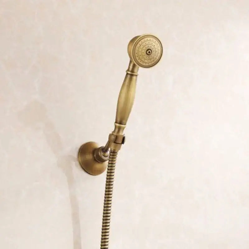 Antique Brass Handheld Faucet Set