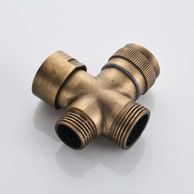 Antique Brass Handheld Faucet Set