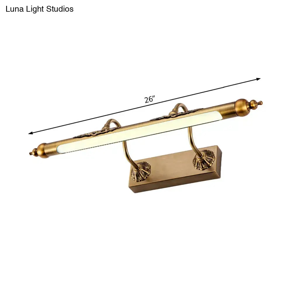 Brass Shell Vanity Light