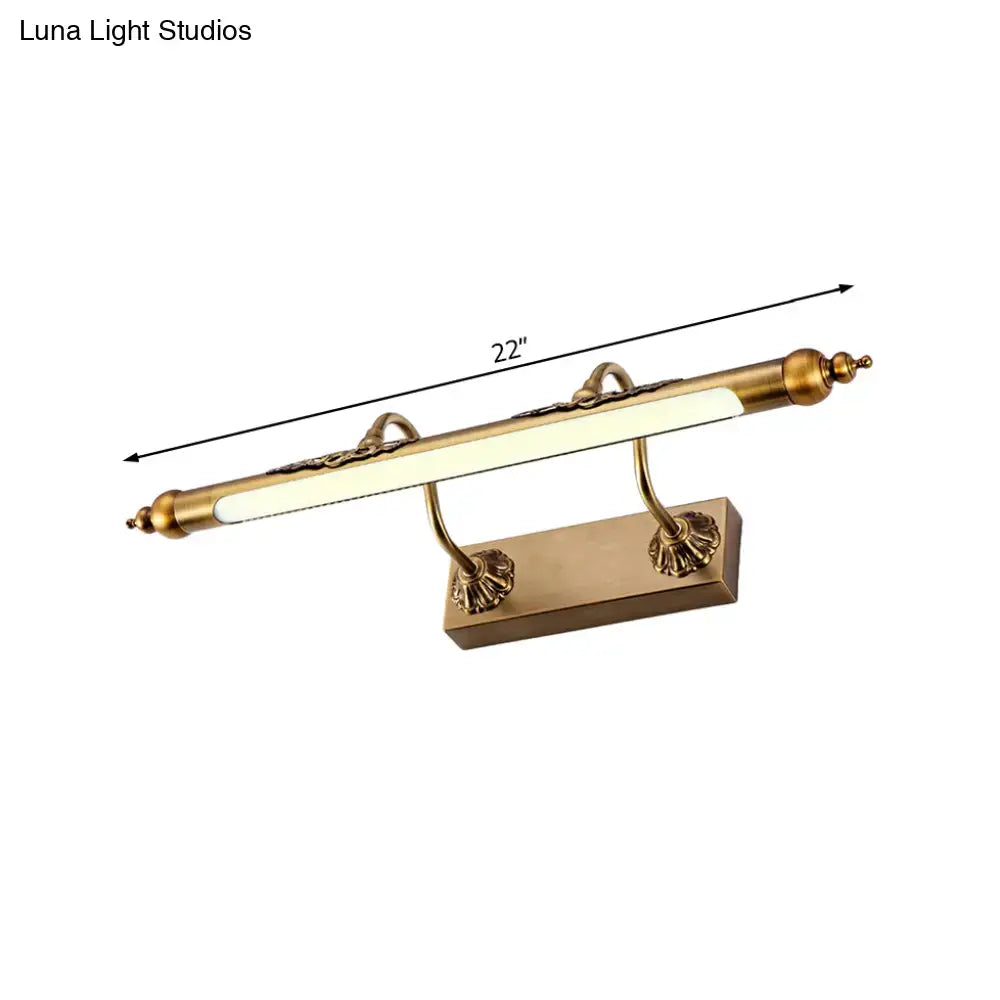 Brass Shell Vanity Light