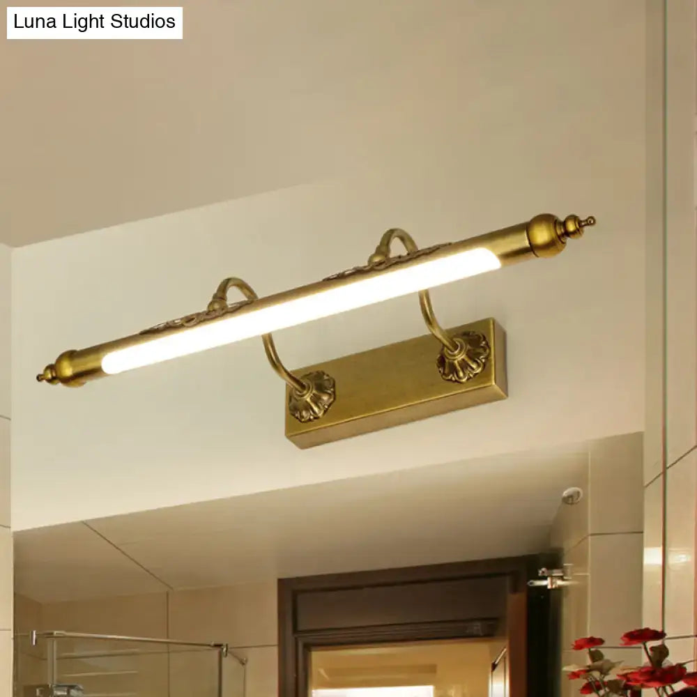 Brass Shell Vanity Light