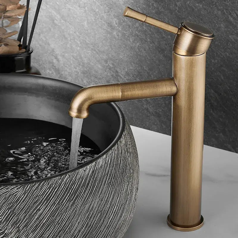 Antique Brass Rotating Faucet