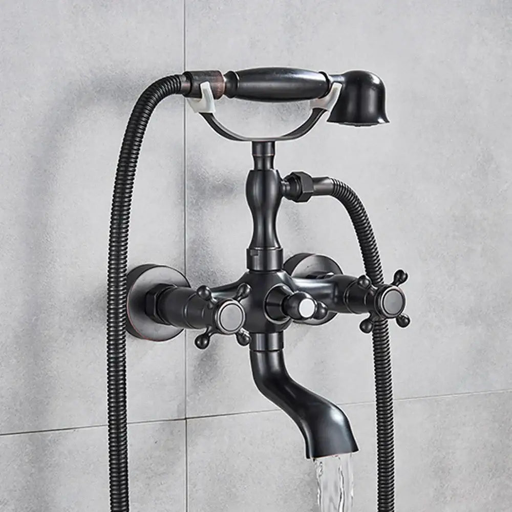 Brass White Bathtub Faucet