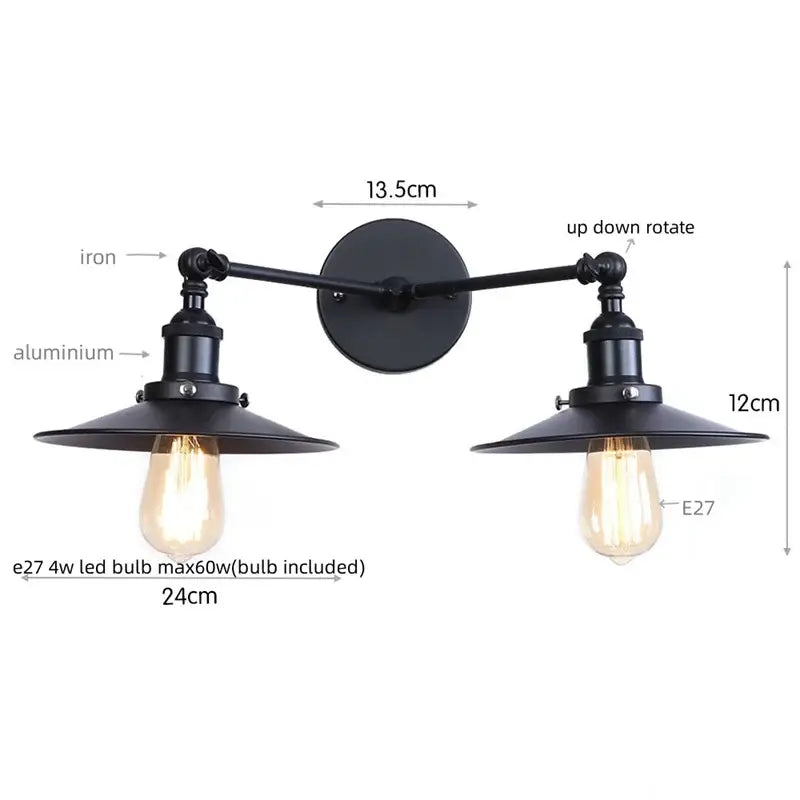 Bronze Adjustable Wall Lamp