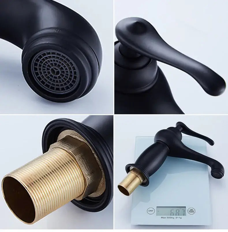Bronze Ceramic Handle Faucet