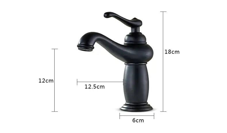 Bronze Ceramic Handle Faucet