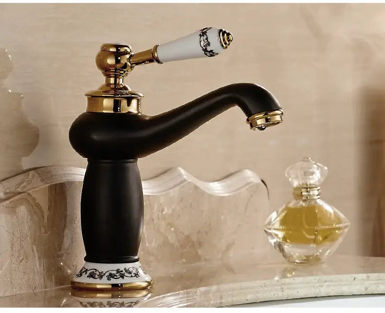 Bronze Ceramic Handle Faucet