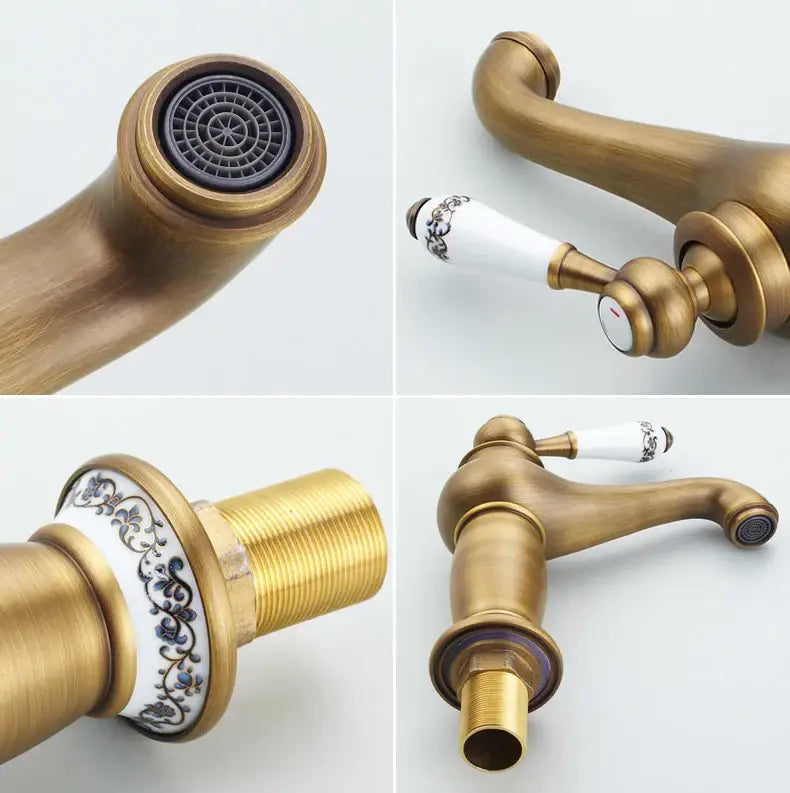 Bronze Ceramic Handle Faucet