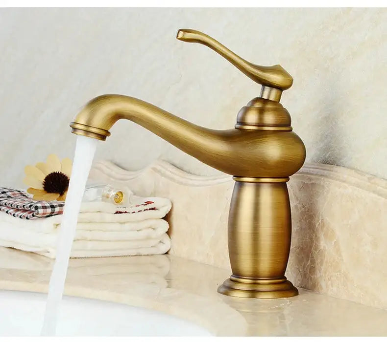 Bronze Ceramic Handle Faucet