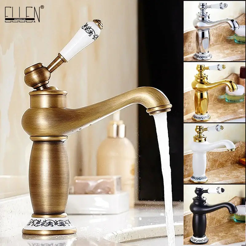 Bronze Ceramic Handle Faucet
