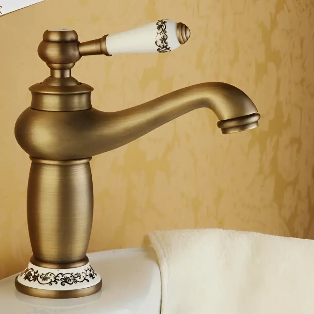 Bronze Ceramic Handle Faucet