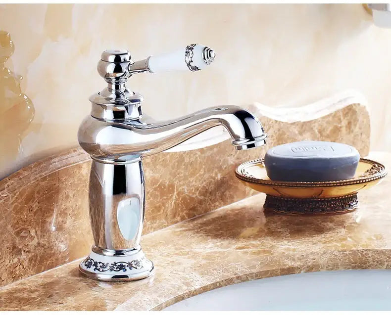 Bronze Ceramic Handle Faucet