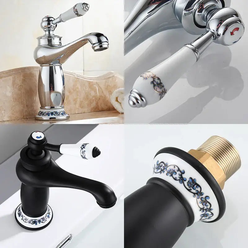 Bronze Ceramic Handle Faucet