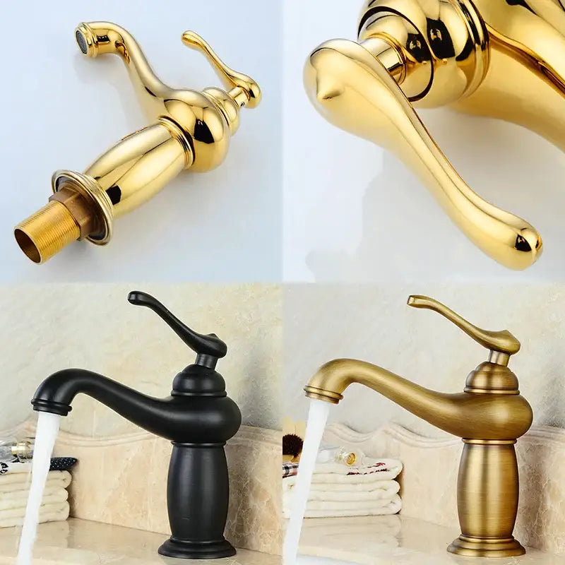 Bronze Ceramic Handle Faucet