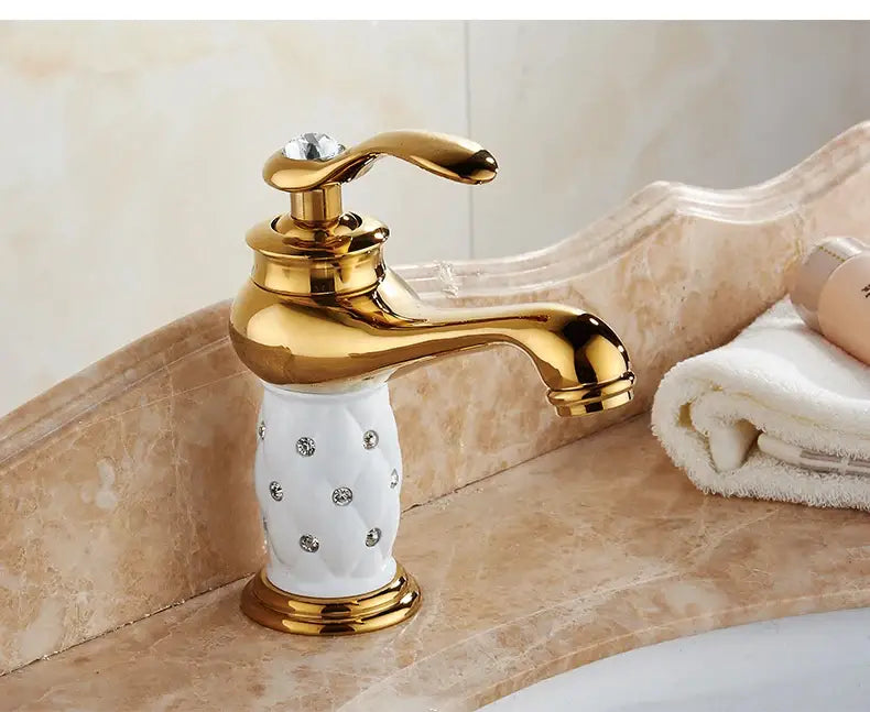 Bronze Ceramic Handle Faucet