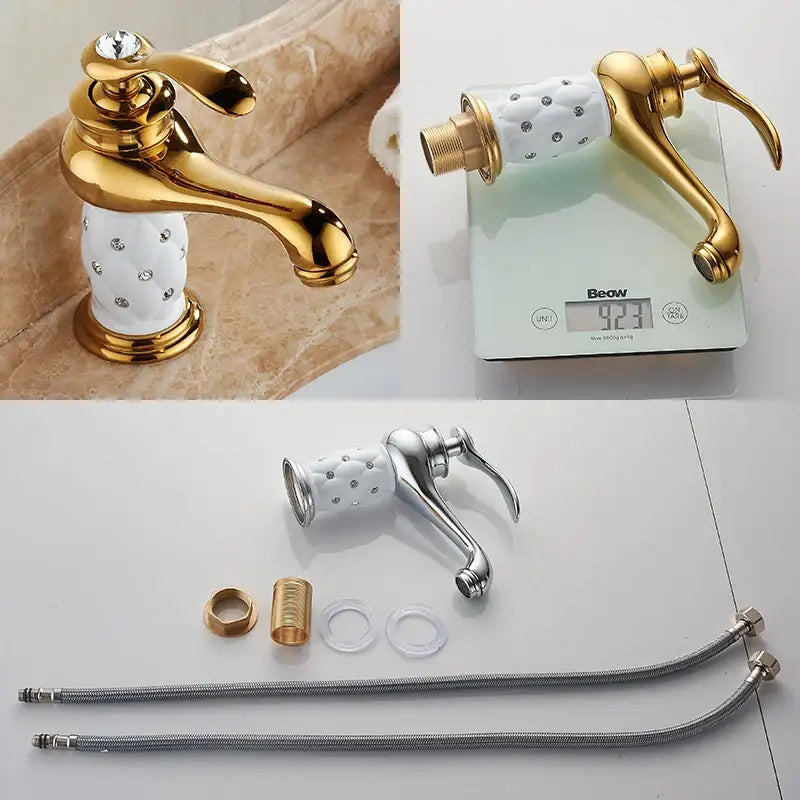 Bronze Ceramic Handle Faucet