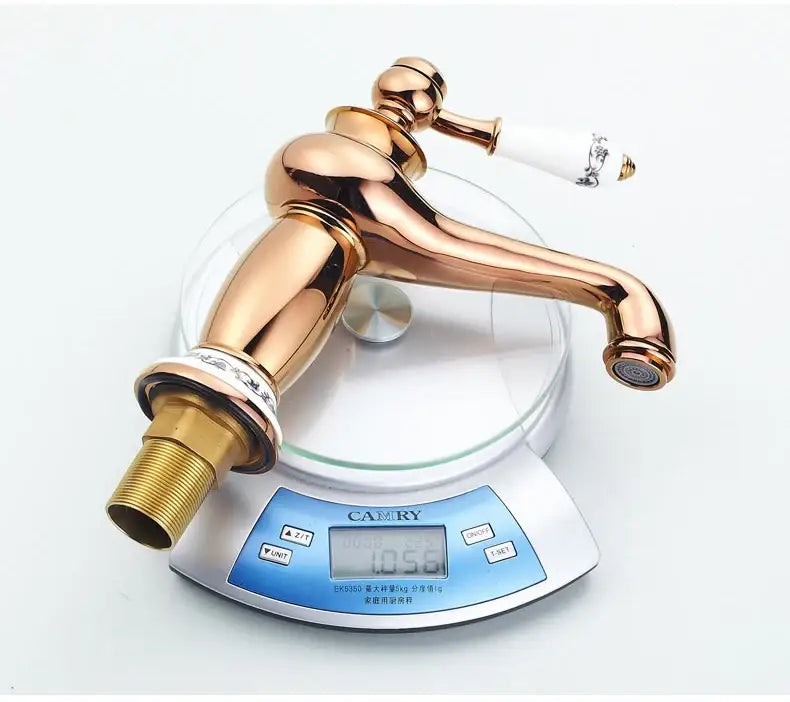 Bronze Ceramic Handle Faucet
