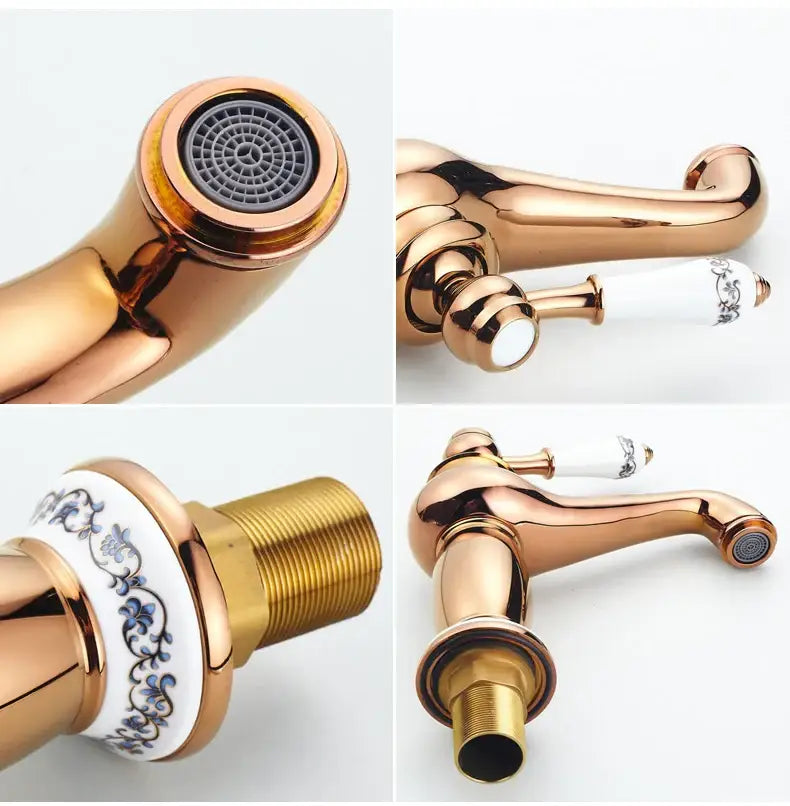 Bronze Ceramic Handle Faucet