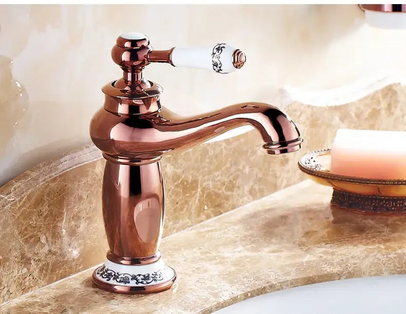 Bronze Ceramic Handle Faucet