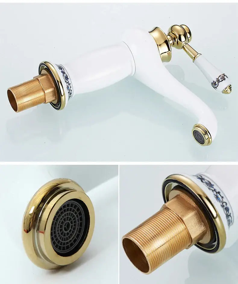 Bronze Ceramic Handle Faucet