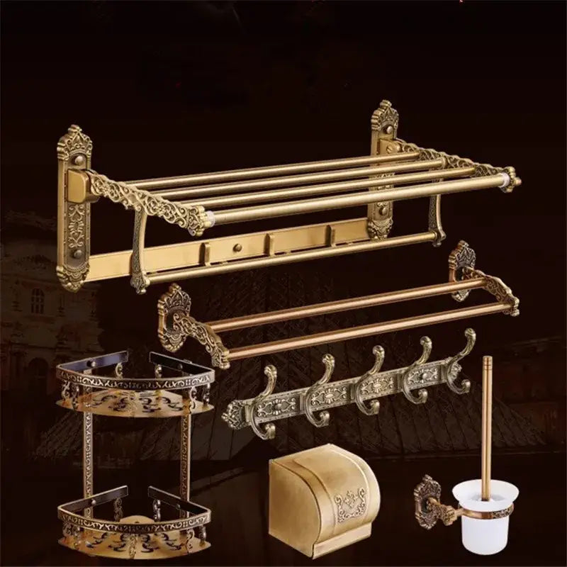 Bronze Carved Bath Accessories