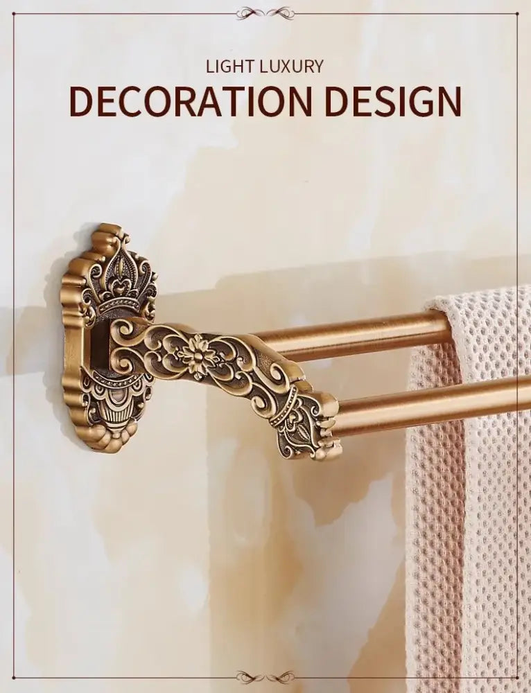 Bronze Carved Bath Accessories